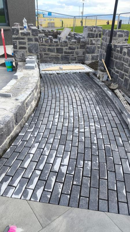 block paving patio