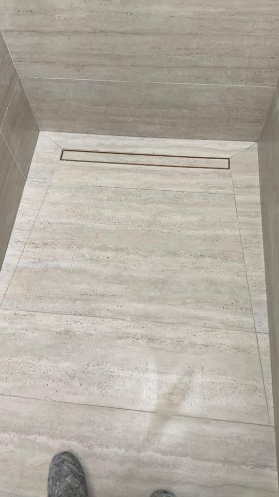 shower tiling